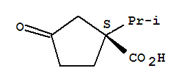 (1s)-(9ci)-1-(1-甲基乙基)-3-氧代-環(huán)戊烷羧酸結(jié)構(gòu)式_782493-13-4結(jié)構(gòu)式