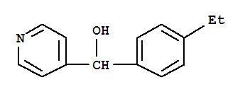 (9ci)-alpha-(4-乙基苯基)-4-吡啶甲醇結(jié)構(gòu)式_782504-43-2結(jié)構(gòu)式
