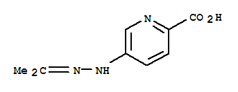 (9ci)-5-[(1-甲基亞乙基)肼基]-2-吡啶羧酸結(jié)構(gòu)式_78273-21-9結(jié)構(gòu)式