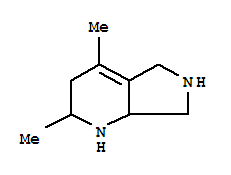 (9ci)-2,3,5,6,7,7a-六氫-2,4-二甲基-1H-吡咯并[3,4-b]吡啶結構式_783277-78-1結構式