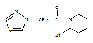(9ci)-2-乙基-1-(1H-1,2,4-噻唑-1-基乙酰基)-哌啶結(jié)構(gòu)式_783293-50-5結(jié)構(gòu)式