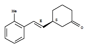 (3s)-(9ci)-3-[(1e)-2-(2-甲基苯基)乙烯]-環(huán)己酮結(jié)構(gòu)式_783370-40-1結(jié)構(gòu)式