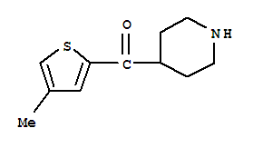 Methanone, (4-methyl-2-thienyl)-4-piperidinyl-(9ci)Structure,784122-63-0Structure Methanone, (4-methyl-2-thienyl)-4-piperidinyl-(9ci) Structure,784122-63-0Structure