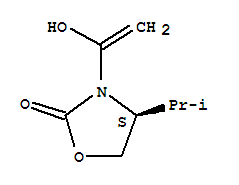 2-Oxazolidinone, 3-(1-hydroxyethenyl)-4-(1-methylethyl)-, (s)-(9ci)Structure,785021-63-8Structure 2-Oxazolidinone, 3-(1-hydroxyethenyl)-4-(1-methylethyl)-, (s)-(9ci) Structure,785021-63-8Structure