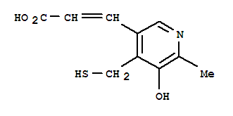 (9ci)-3-[5-羥基-4-(疏基甲基)-6-甲基-3-吡啶]-2-丙酸結構式_785718-92-5結構式