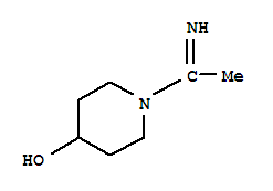 (9ci)-1-(1-亞氨基乙基)-4-羥基哌啶結(jié)構(gòu)式_786607-86-1結(jié)構(gòu)式