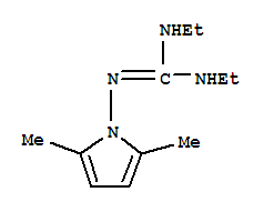 Guanidine, n-(2,5-dimethyl-1h-pyrrol-1-yl)-n,n-diethyl-(9ci)Structure,787498-19-5Structure Guanidine, n-(2,5-dimethyl-1h-pyrrol-1-yl)-n,n-diethyl-(9ci) Structure,787498-19-5Structure