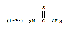2,2,2-三氟-N,N-雙(1-甲基乙基)-乙烷硫代酰胺結構式_78904-42-4結構式