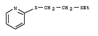 (9CI)-2-[[2-(乙基硫代)乙基]硫代]-吡啶結(jié)構(gòu)式_79032-21-6結(jié)構(gòu)式