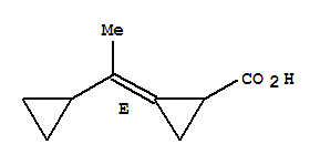 (e)-(9ci)-(1-環(huán)丙基亞乙基)-環(huán)丙烷羧酸結(jié)構(gòu)式_79035-27-1結(jié)構(gòu)式