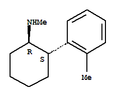 反式-(9ci)-n-甲基-2-(2-甲基苯基)-環(huán)己胺結(jié)構(gòu)式_790596-78-0結(jié)構(gòu)式