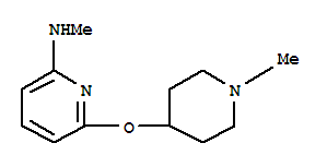 (9ci)-n-甲基-6-[(1-甲基-4-哌啶基)氧基]-2-吡啶胺結(jié)構(gòu)式_790671-23-7結(jié)構(gòu)式