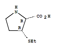 (3s)-rel-(9ci)-3-(乙基硫代)-D-脯氨酸結(jié)構(gòu)式_79068-19-2結(jié)構(gòu)式