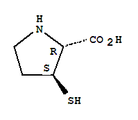 (3r)-rel-(9ci)-3-疏基-D-脯氨酸結(jié)構(gòu)式_79068-20-5結(jié)構(gòu)式