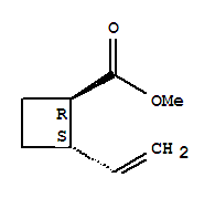 (1r-反式)-(9ci)-2-乙烯-環(huán)丁烷羧酸甲酯結(jié)構(gòu)式_79091-92-2結(jié)構(gòu)式