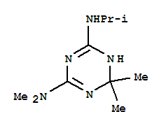 (9ci)-1,6-二氫-n,n,6,6-四甲基-n-(1-甲基乙基)-1,3,5-三嗪-2,4-二胺結(jié)構(gòu)式_791053-46-8結(jié)構(gòu)式