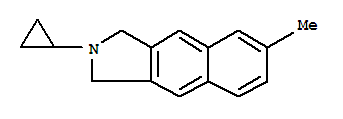 (9ci)-2-環(huán)丙基-2,3-二氫-6-甲基-1H-苯[f]異吲哚結(jié)構(gòu)式_791534-29-7結(jié)構(gòu)式