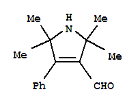 (9ci)-2,5-二氫-2,2,5,5-四甲基-4-苯基-1H-吡咯-3-羧醛結構式_791591-55-4結構式