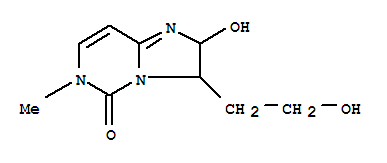 (9ci)-2,6-二氫-2-羥基-3-(2-羥基乙基)-6-甲基-咪唑并[1,2-c]嘧啶-5(3h)-酮結(jié)構(gòu)式_791617-85-1結(jié)構(gòu)式