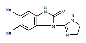 (9ci)-1-(4,5-二氫-1H-咪唑-2-基)-1,3-二氫-5,6-二甲基-2H-苯并咪唑-2-酮結(jié)構(gòu)式_791729-22-1結(jié)構(gòu)式