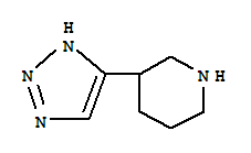 Piperidine, 3-(2h-1,2,3-triazol-4-yl)-(9ci)Structure,791756-84-8Structure Piperidine, 3-(2h-1,2,3-triazol-4-yl)-(9ci) Structure,791756-84-8Structure
