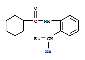 (9ci)-n-[2-(1-甲基丙基)苯基]-環(huán)己烷羧酰胺結(jié)構(gòu)式_791830-85-8結(jié)構(gòu)式