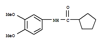 (9ci)-n-(3,4-二甲氧基苯基)-環(huán)戊烷羧酰胺結(jié)構(gòu)式_791841-30-0結(jié)構(gòu)式
