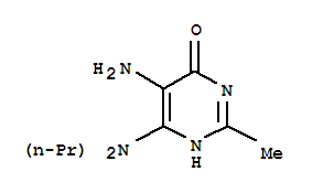 (9ci)-5-氨基-6-(二丙基氨基)-2-甲基-4(1H)-嘧啶酮結(jié)構(gòu)式_792142-15-5結(jié)構(gòu)式