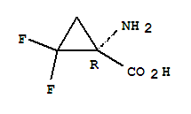 (1r)-(9ci)-1-氨基-2,2-二氟-環(huán)丙烷羧酸結(jié)構(gòu)式_792173-09-2結(jié)構(gòu)式