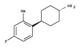 反式-(9ci)-4-(4-氟-2-甲基苯基)-環(huán)己胺結(jié)構(gòu)式_792846-38-9結(jié)構(gòu)式