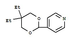 (9CI)-4-(5,5-二乙基-1,3-二噁烷-2-基)-吡啶結(jié)構(gòu)式_792883-56-8結(jié)構(gòu)式
