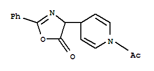 (9CI)-1-乙?；?4-(4,5-二氫-5-氧代-2-苯基-4-噁唑)-1,4-二氫-吡啶結(jié)構(gòu)式_79305-12-7結(jié)構(gòu)式