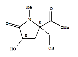 (4s)-(9ci)-4-羥基-2-(羥基甲基)-1-甲基-5-氧代-D-脯氨酸甲酯結(jié)構(gòu)式_793682-88-9結(jié)構(gòu)式