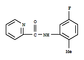 (9ci)-n-(5-氟-2-甲基苯基)-2-吡啶羧酰胺結(jié)構(gòu)式_793730-31-1結(jié)構(gòu)式