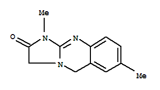 (9ci)-1,5-二氫-1,7-二甲基-咪唑并[2,1-b]喹唑啉-2(3h)-酮結構式_794448-78-5結構式