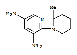 (9ci)-2-(2-甲基-1-哌啶基)-3,5-吡啶二胺結構式_794471-62-8結構式