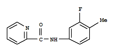 (9ci)-n-(3-氟-4-甲基苯基)-2-吡啶羧酰胺結(jié)構(gòu)式_794544-52-8結(jié)構(gòu)式