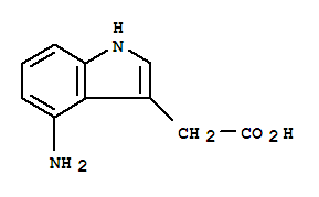 1H-indole-3-aceticacid,4-amino-(9ci)Structure,79473-07-7Structure 1H-indole-3-aceticacid,4-amino-(9ci) Structure,79473-07-7Structure