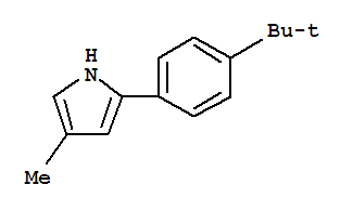 (9ci)-2-[4-(1,1-二甲基乙基)苯基]-4-甲基-1H-吡咯結構式_795274-75-8結構式