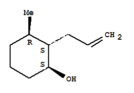 (1s,2s,3r)-(9ci)-3-甲基-2-(2-丙烯基)-環(huán)己醇結(jié)構(gòu)式_795275-75-1結(jié)構(gòu)式