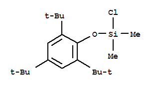 (2,4 6-Tri-tert-butylphenoxy)dimethylchlorosilaneStructure,79746-31-9Structure (2,4 6-Tri-tert-butylphenoxy)dimethylchlorosilane Structure,79746-31-9Structure