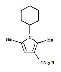 1H-Pyrrole-3-carboxylicacid,1-cyclohexyl-2,5-dimethyl-(9ci)Structure,797798-85-7Structure 1H-Pyrrole-3-carboxylicacid,1-cyclohexyl-2,5-dimethyl-(9ci) Structure,797798-85-7Structure