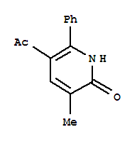 (9ci)-5-乙?；?3-甲基-6-苯基-2(1H)-吡啶酮結(jié)構(gòu)式_798555-49-4結(jié)構(gòu)式