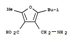 3-Furancarboxylicacid,4-(aminomethyl)-2-methyl-5-(2-methylpropyl)-(9ci)Structure,799264-70-3Structure 3-Furancarboxylicacid,4-(aminomethyl)-2-methyl-5-(2-methylpropyl)-(9ci) Structure,799264-70-3Structure