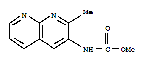 (9ci)-(2-甲基-1,8-萘啶-3-基)-氨基甲酸甲酯結(jié)構(gòu)式_799288-97-4結(jié)構(gòu)式