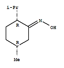 (2r,5r)-(9ci)-5-甲基-2-(1-甲基乙基)-環(huán)己酮肟結(jié)構(gòu)式_799292-75-4結(jié)構(gòu)式