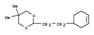 (9ci)-2-[2-(3-環(huán)己烯-1-基)乙基]-5,5-二甲基-1,3-二噁烷結(jié)構(gòu)式_799792-99-7結(jié)構(gòu)式