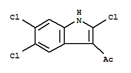 1-(2,5,6-Trichloro-1h-indol-3-yl)ethanoneStructure,800400-55-9Structure 1-(2,5,6-Trichloro-1h-indol-3-yl)ethanone Structure,800400-55-9Structure