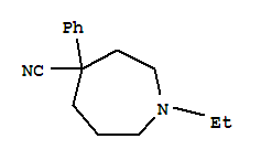 1H-azepine-4-carbonitrile,1-ethylhexahydro-4-phenyl-(8ci)Structure,801156-61-6Structure 1H-azepine-4-carbonitrile,1-ethylhexahydro-4-phenyl-(8ci) Structure,801156-61-6Structure