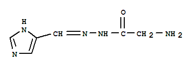 (8ci)-(咪唑-4-基亞甲基)肼甘氨酸結構式_801198-81-2結構式